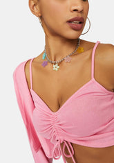 Smells So Sweet Flower Charm Necklace