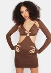 Cut It Out Mini Dress