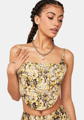 90s Brocade Tanis Corset