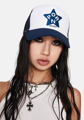 Navy Porn Star Trucker Hat