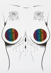 Happy Joe Rainbow Sequin Pasties
