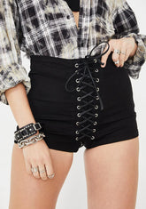 High Waist Corset Shorts