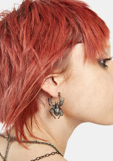 Be Afraid Spider Earrings
