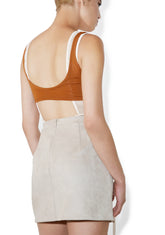 No Strings Attached Lace Up Skirt