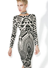 Raise A Glass Sequined Bodycon