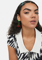 Jam Tart Cherry Earrings