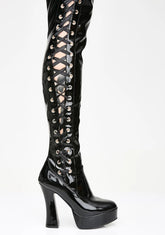 Immoral Tendencies Thigh High Boots