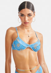Underwire Daisy Bikini Top