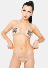 Aphrodite Rhinestone Lingerie Set