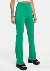 Rose High-Waisted Flared Pants