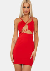 Time To Party Cutout Mini Dress