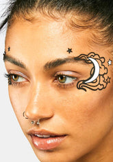 Moon Clouds Eye Decor