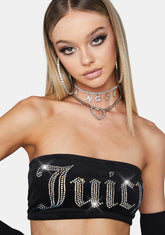 Big Bling Velour Bando