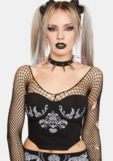 At The Gates Bustier Top