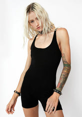 Noir Eat Pray Slay Romper