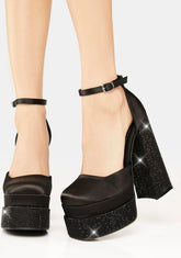 Attention On Me Rhinestone Heels