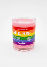 She Her Pride Limited Edition Mini Candle