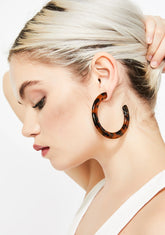 Slow N' Steady Tortoise Earrings