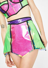 Candy Opulent Empress Hologram Skirt