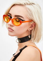 Juicy Talk To The Hand Clear Sunglasses