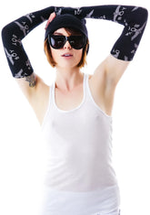 Allover Eagle Long Gloves