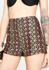 Down To Earth Crochet Shorts