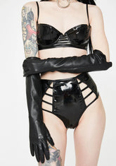 Mya Faux Leather Gloves