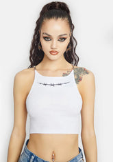 Angel Dangerously In Love Crop Tank