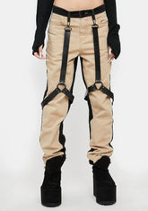 Atmosphere Two-Tone Harness Jeans