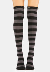 Never Understood Spiked Thigh-High Socks