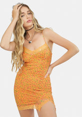 Summer Sun Mesh Coti Mini Dress