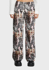 Scrapbook Low-Rise Trousers