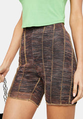Summer Rays Brown Bisma Shorts