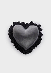 Billionaire Bling Rhinestone Heart Pillow