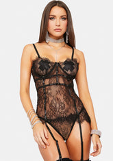 All My Love Lace Bustier Set