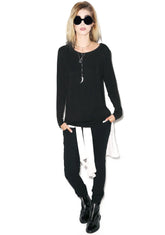 Long Lazy Tee - White