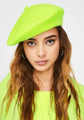 Lemon Fetch My Things Neon Beret