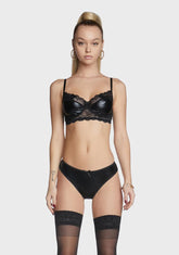 Squeeze Me Tight Vinyl Bra