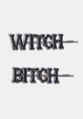 Witch Bitch Hair Clips