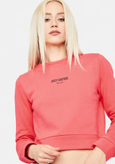 Bombshell Pink French Terry Long Sleeve Top