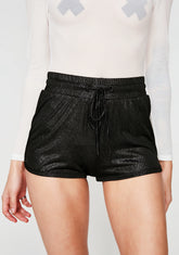 Night Come For Me Drawstring Shorts