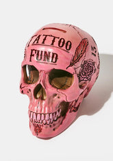 Tattoo Fund Skull Money Box