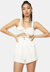 Sweet Serenade Ruffle Shorts Set