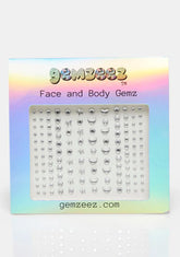 Holographic Moon And Stars Face And Body Gemz