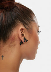 Firebreather Dragon Stud Earrings