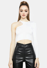 Angel Don't Blame Me Asymmetrical Top
