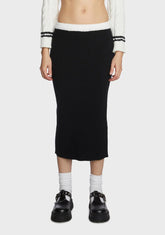 Texts Read Midi Skirt