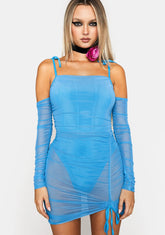 Single Romance Mini Dress - Blue