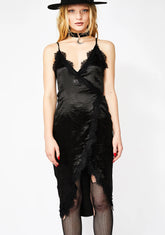 Moonlight Seduction Satin Dress