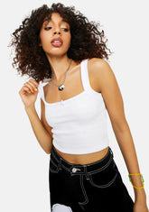 Peace N Luv Ribbed Cropped Tank Top